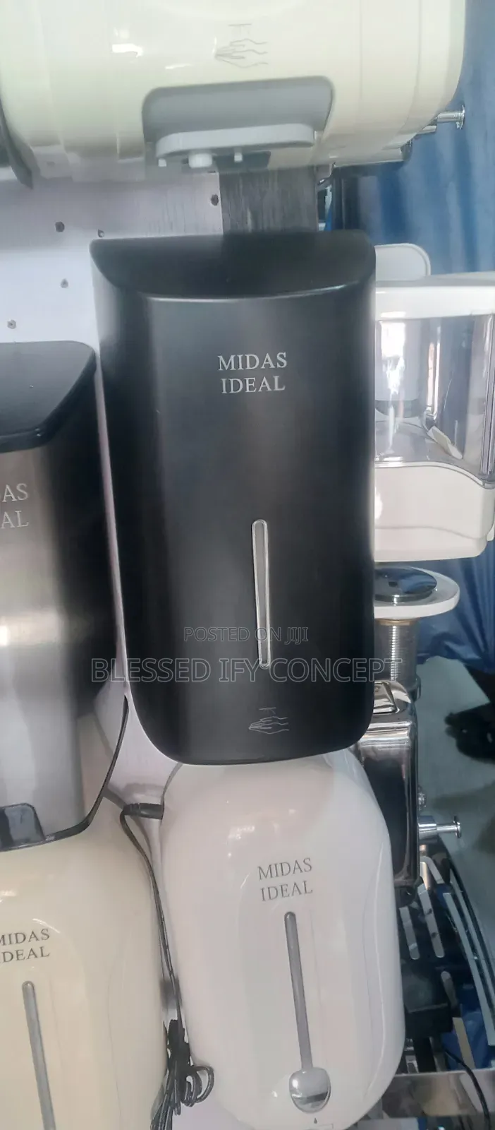 High Quality Black Automatic Soap Dispenser