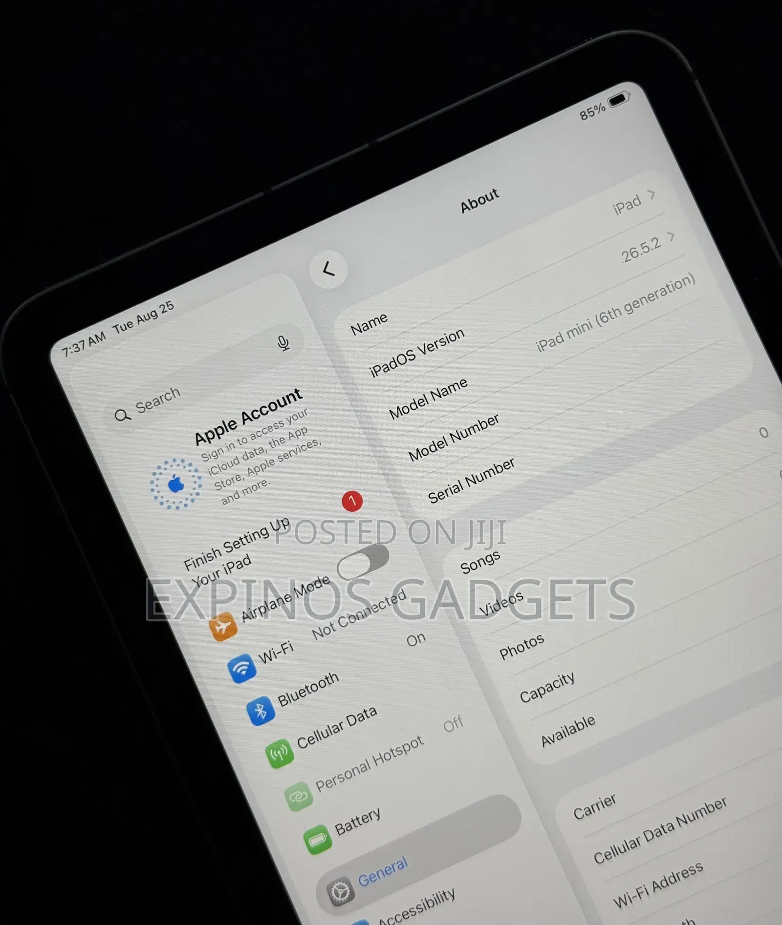 Apple iPad mini 6 64 GB Gray