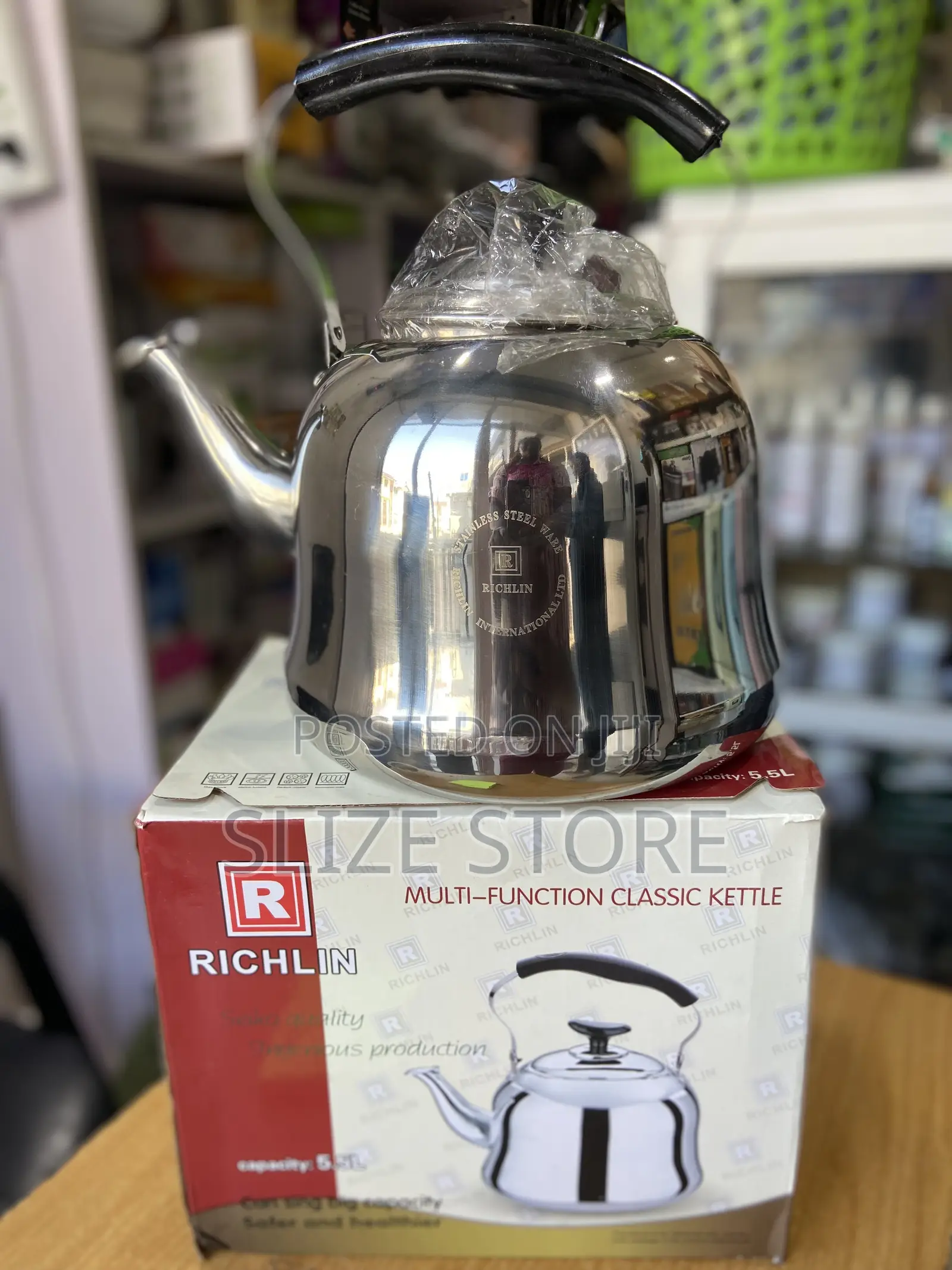 Multi Function Classic Whistling Kettle 5.5L