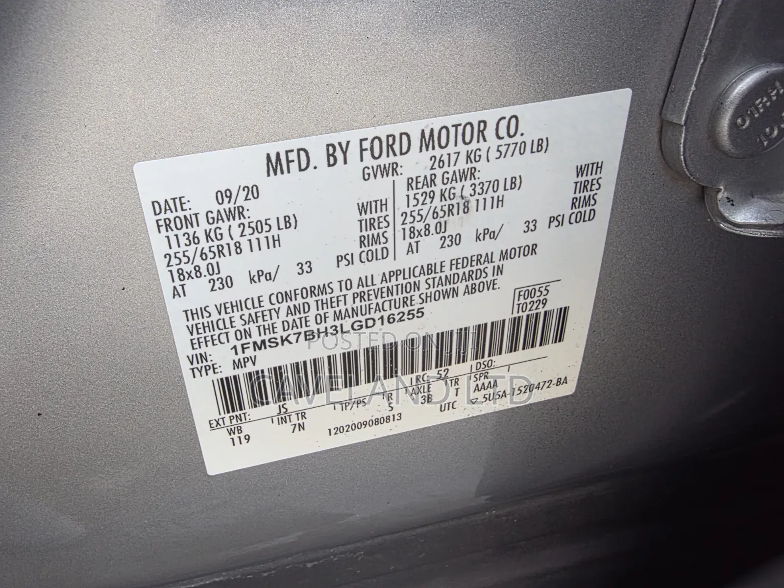 Ford Explorer 2021 Silver