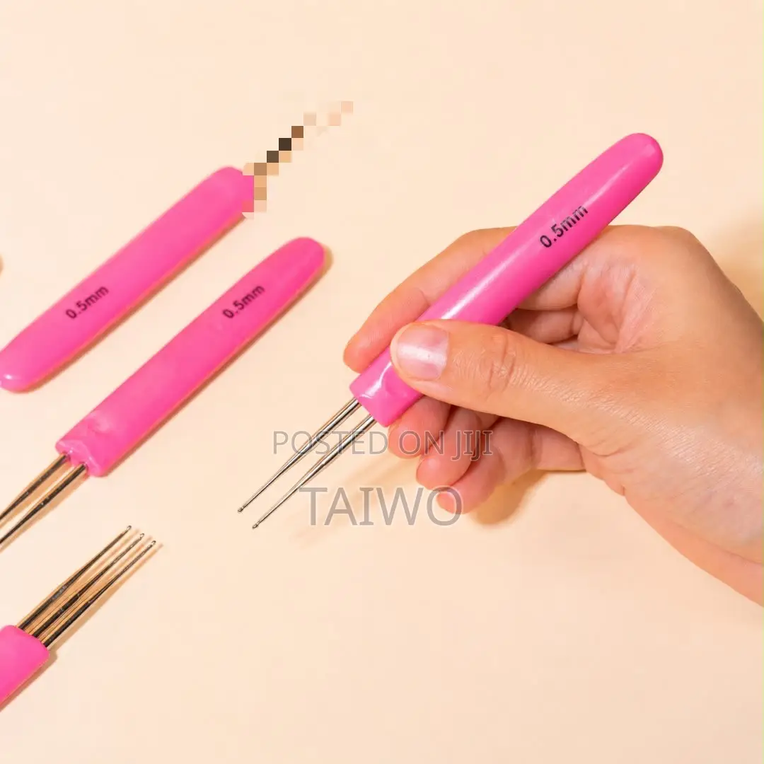 2Pcs Dreadlock Crochet Hook Crochet Needle Wig Tool 0.5mm