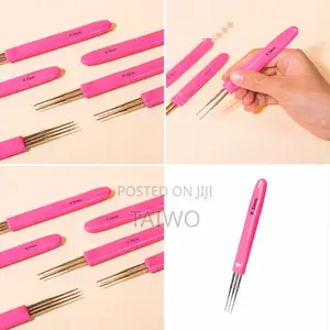 2Pcs Dreadlock Crochet Hook Crochet Needle Wig Tool 0.5mm