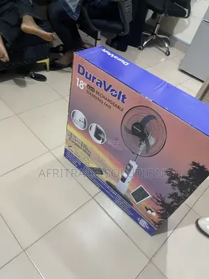 Duravolt 18′′ Rechargeable Electric Fan