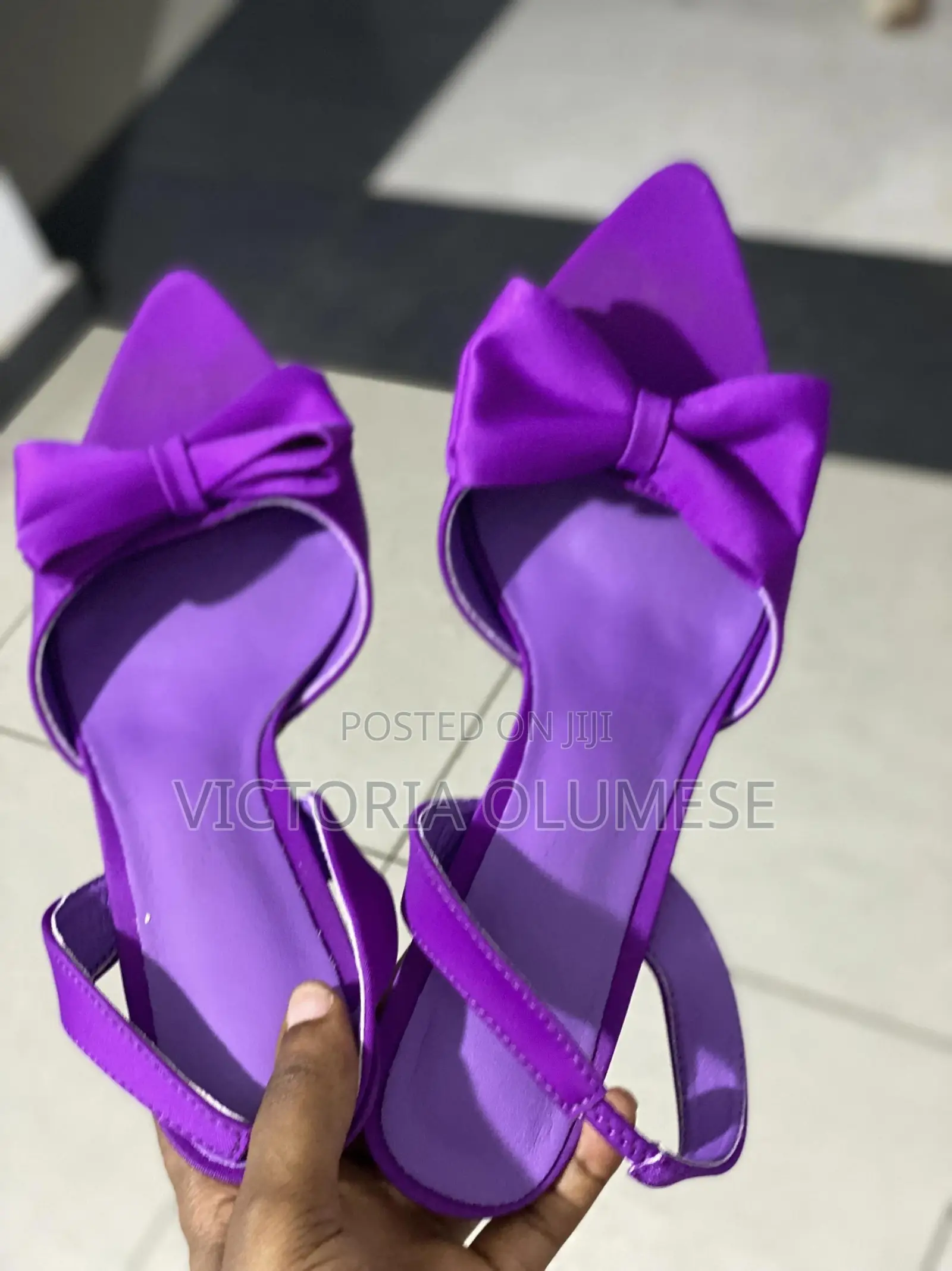 Purple Sandal Heels