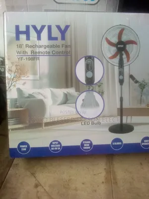 Hyly Rechargeable Standing Fan 18inchs Original Product