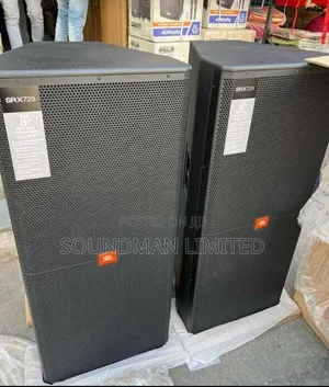 Pair of JBL Dual 15" Speaker Full Range 2 Way Loudspeaker Srx725