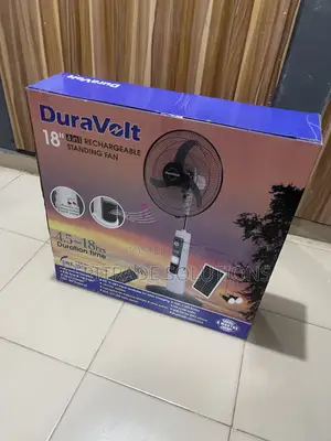 Duravolt 18′′ Solar Fan for Home