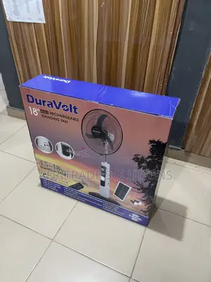 Duravolt 18′′ Solar Fan for Home