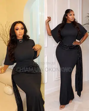 Black Dinner Date /Birthdayshoot Maxi Gowns