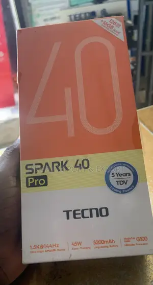 New Tecno Spark 40 Pro 128 GB Black