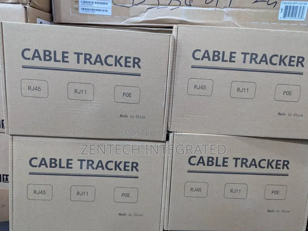 Cable Tracker RJ45, RJ11 and POE