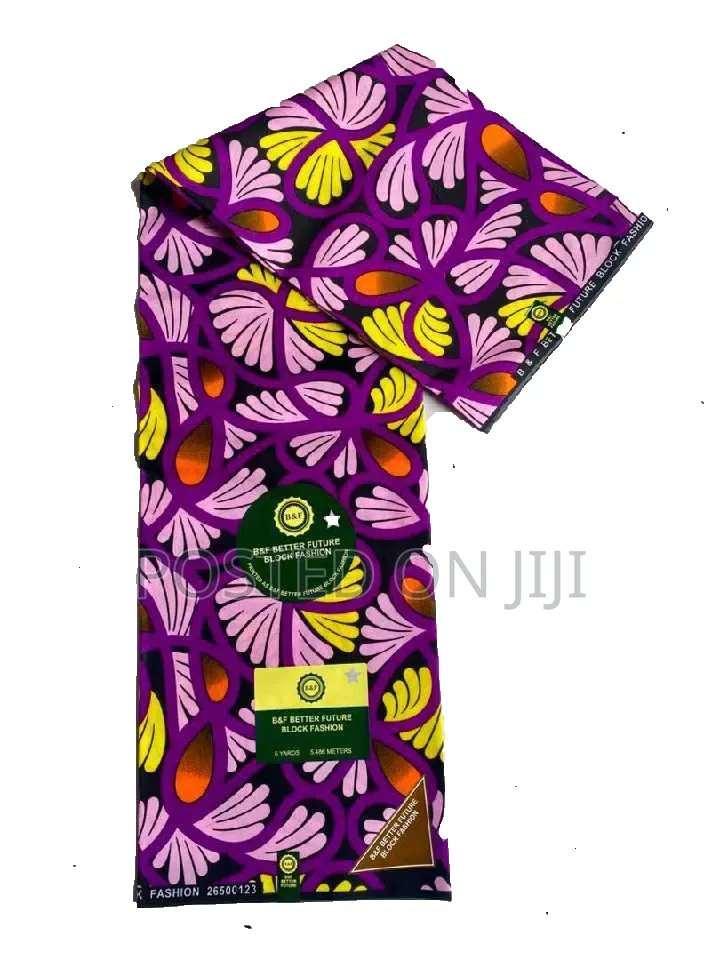 B F Small Print Ankara 6 Yards - Wholesale Aso Ebi - Lagos
