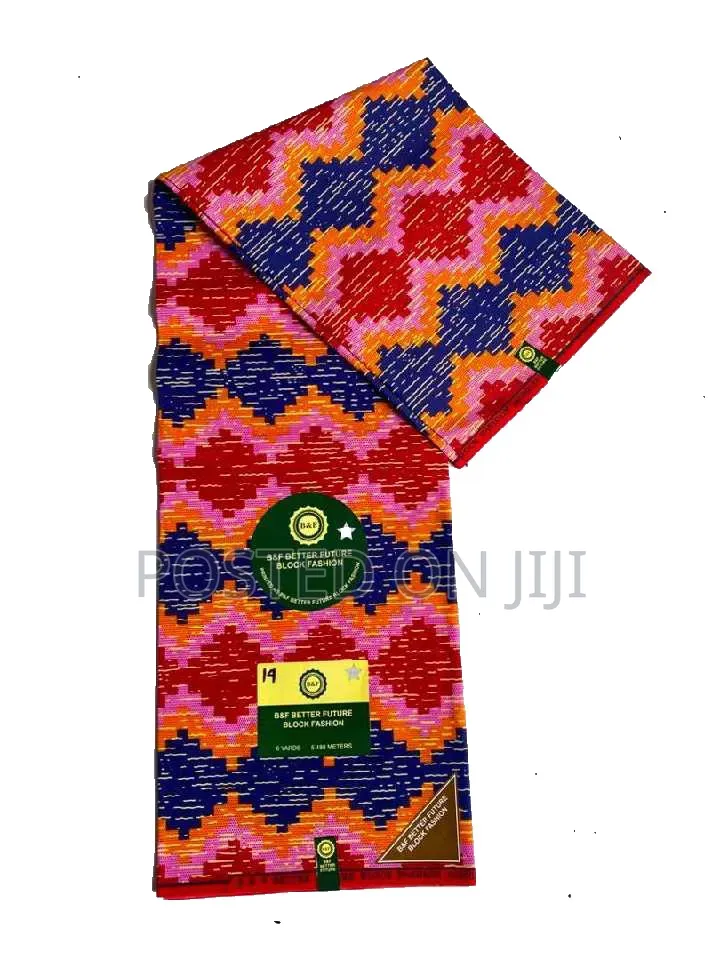 B F Small Print Ankara 6 Yards - Wholesale Aso Ebi - Lagos