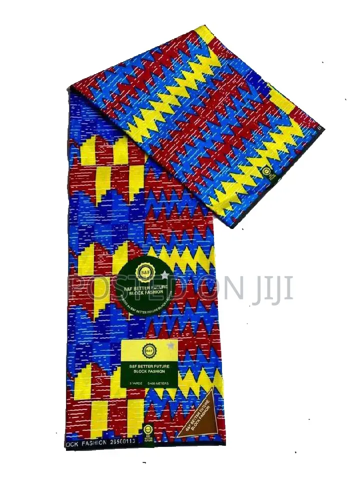 B F Small Print Ankara 6 Yards - Wholesale Aso Ebi - Lagos