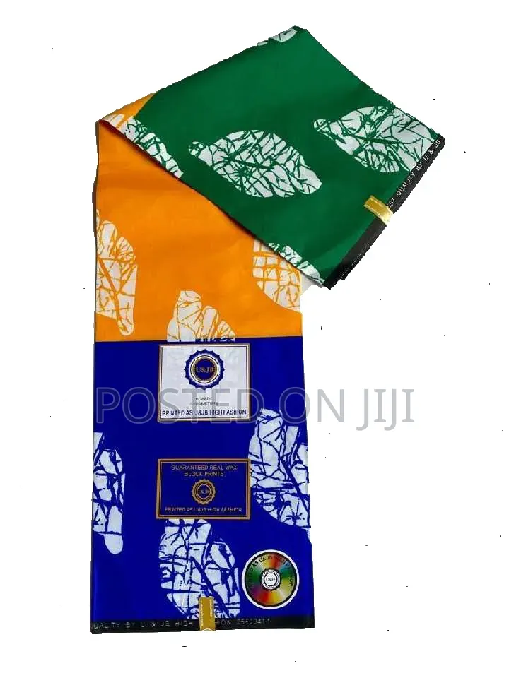 B F Small Print Ankara 6 Yards - Wholesale Aso Ebi - Lagos