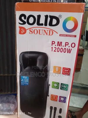 15" Inches Solid Sound Double Public Address (Pa System) 12000 Watts
