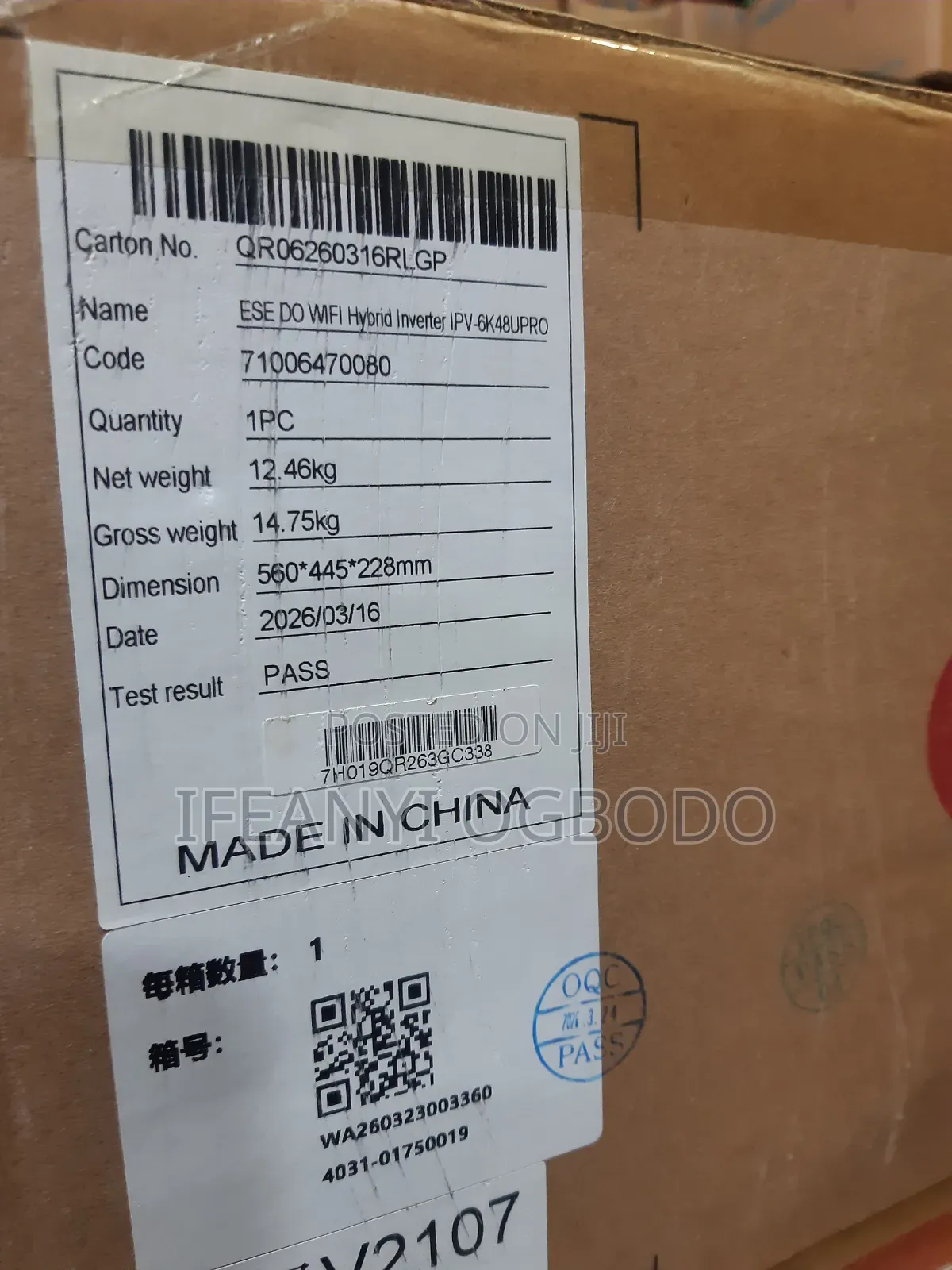 6kva 48v Hybrid Itel