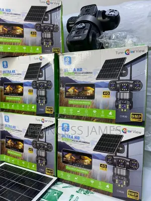 V380 Tripple Lens Solar Camera