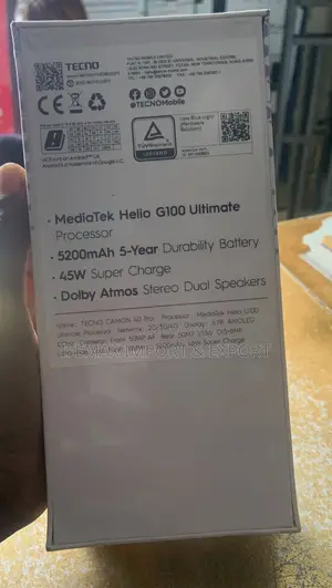 New Tecno Camon 40 Pro 4G 256 GB Gray