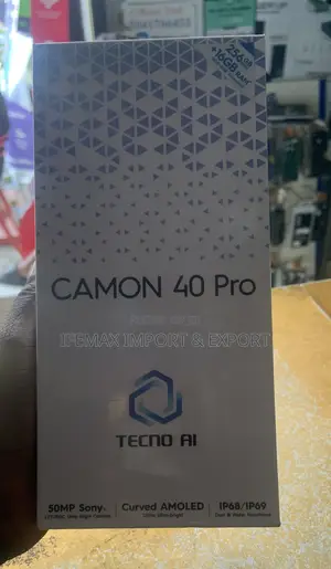 New Tecno Camon 40 Pro 4G 256 GB Gray