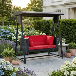 Two Seaters Rattan Swing for Balcony/Patio