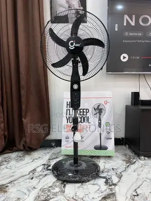 Qudy 18 Inches Rechargeable Standing Fan