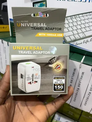 Thunder Protector Universal Travel Adapter With USB