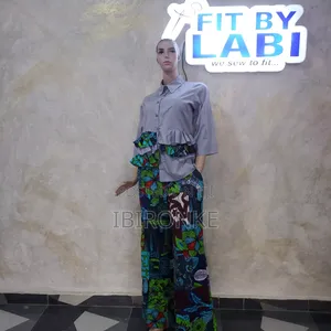 Shirt and Ankara Trouser