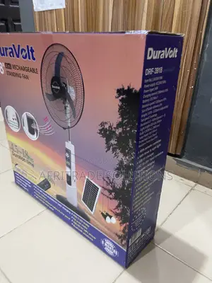 Duravolt 18′′ Solar Standing Cooling Fan