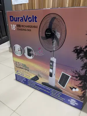 Duravolt 18′′ Rechargeable Floor Fan