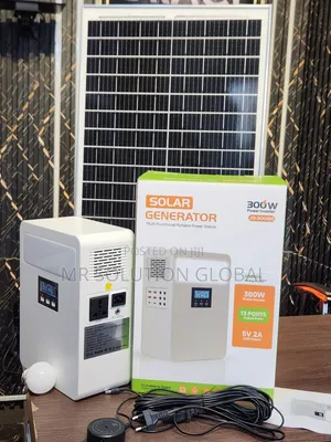 300W Home Solar Generator With 50W Solar Panel