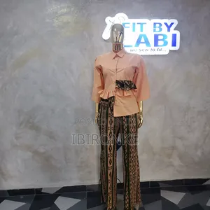 Shirt and Ankara Trouser