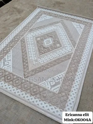 7x10fts Beige Cream Quality Turkey Mat Rug