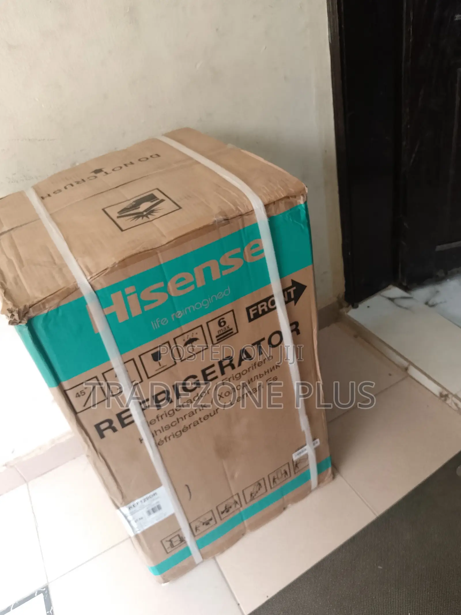 Double Door Hisense Refrigerator With Freezer