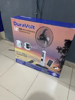 Duravolt 18′′ Rechargeable Fan for Home & Office