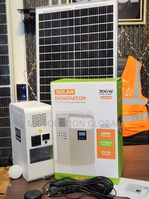 300W Home Solar Generator With 50W Solar Panel