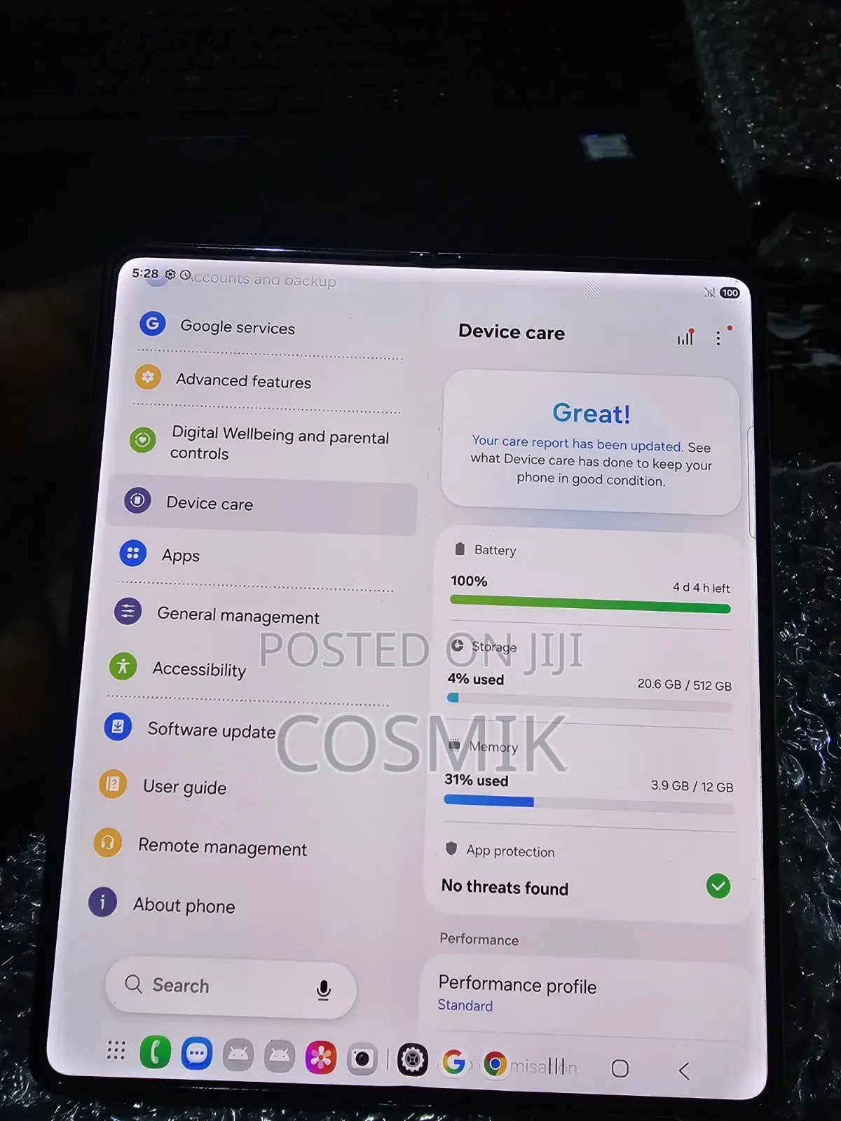 Samsung Galaxy Z Fold 5 512 GB Blue