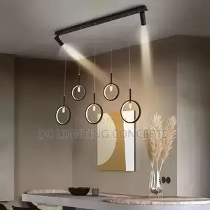 Modern Simple Acrylic Led Pendant Light With Spotlight.