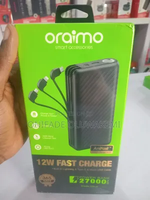 27,000mAh Power Bank 12W Fast Charge