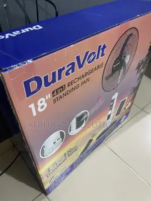 Duravolt 18′′ Rechargeable Stand Fan