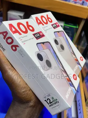 New Itel A06 64 GB Black