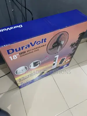 Duravolt 18′′ Battery-Powered Standing Fan