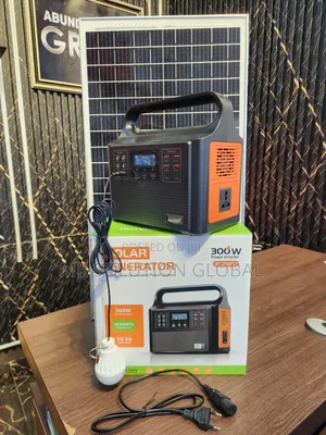 300W Rechargeable Solar Power Station + 50W Panel