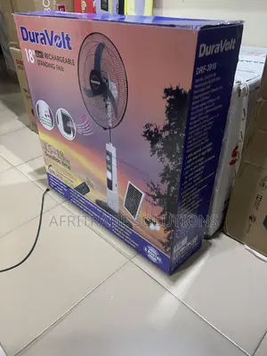 Duravolt 18′′ Solar Fan for Home & Office