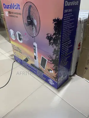 Duravolt 18′′ Long-Lasting Rechargeable Fan