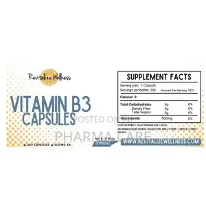 Niacinamide Vitamin B3 200 Capsules
