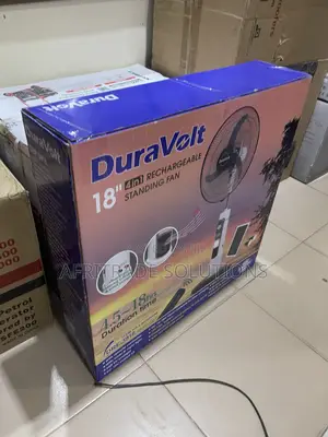 Duravolt 18′′ Rechargeable Standing Cooling Fan