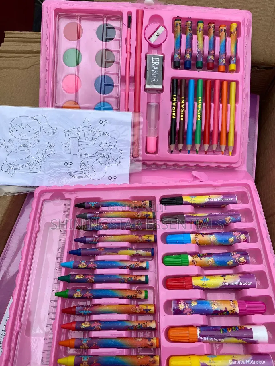 44 Pieces Colouring Set for Kids
