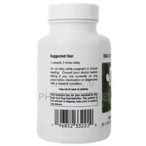 Bacopa- 90 Pure Bacopa Herb Vegetarian Capsules