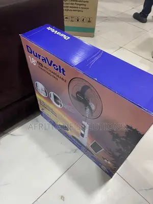 Duravolt 18′′ Rechargeable Fan for Indoor Use
